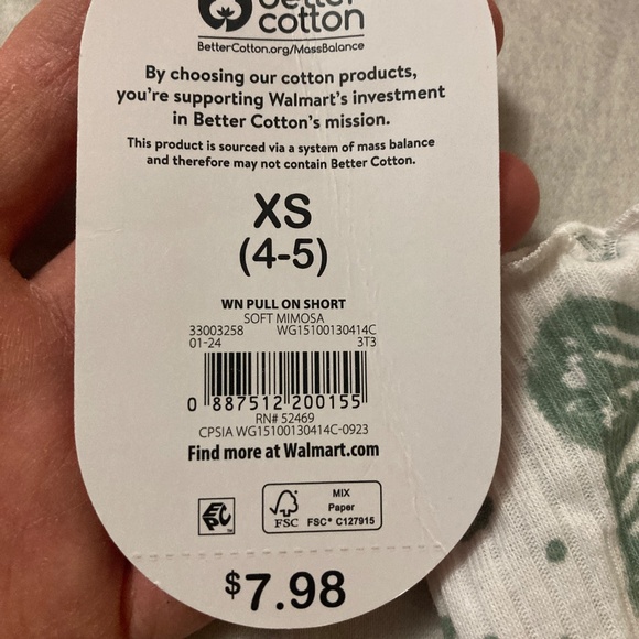 NWT 2 shirts, 2 shorts---Wonder nation XS 4-5 - Picture 14 of 16